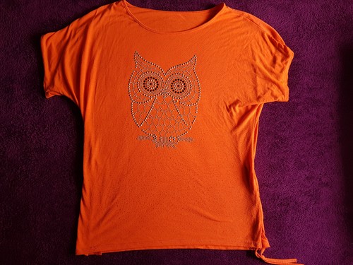 Shirt eule orange - eule.,