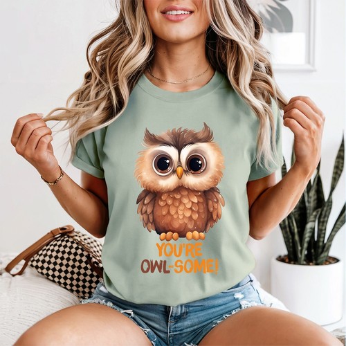 Süße eule damen shirt du - damen, t-shirt