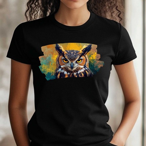 Shirt frauen eule - eule, im