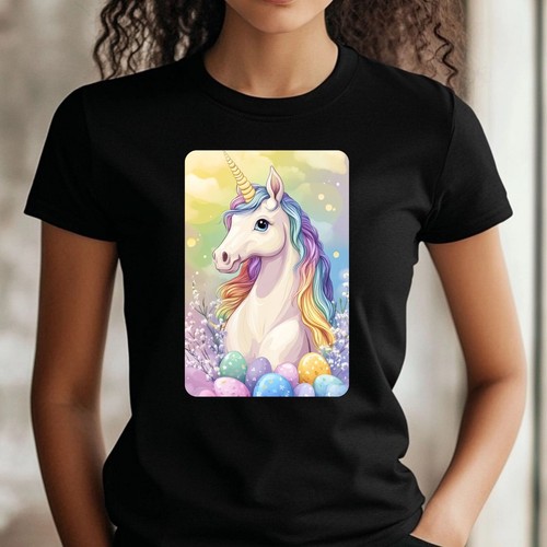 Frauen shirt einhorn ostern - t-shirt,