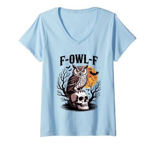Damen shirt eule halloween - damen, t-shirt