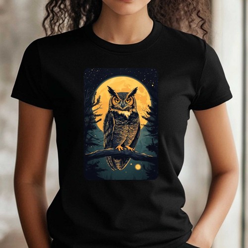 Shirt frauen eule an - frauen,