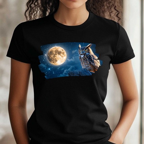 Shirt frauen eule an - frauen,