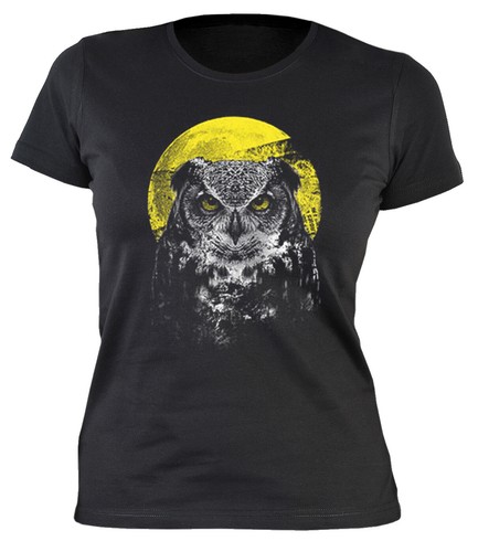 Damen shirt nacht - -, nacht-eule