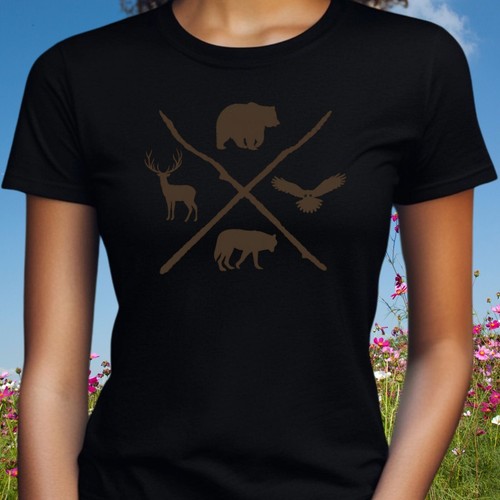 Frauen shirt waldtiere - frauen,