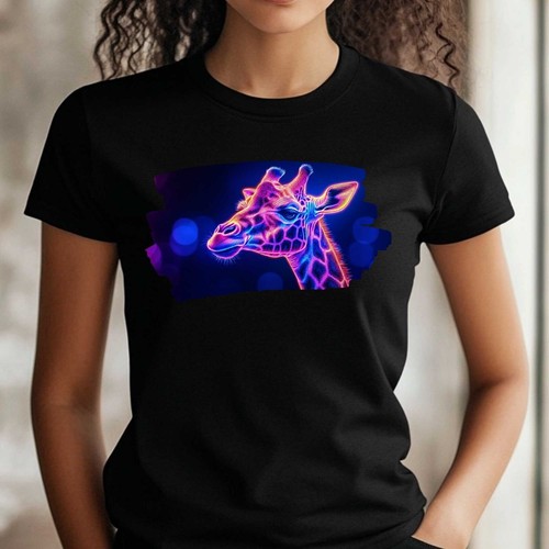 Frauen shirt neon eule - t-shirt, motiv