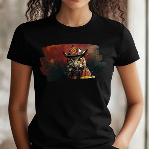 Shirt frauen eule als - t-shirt,