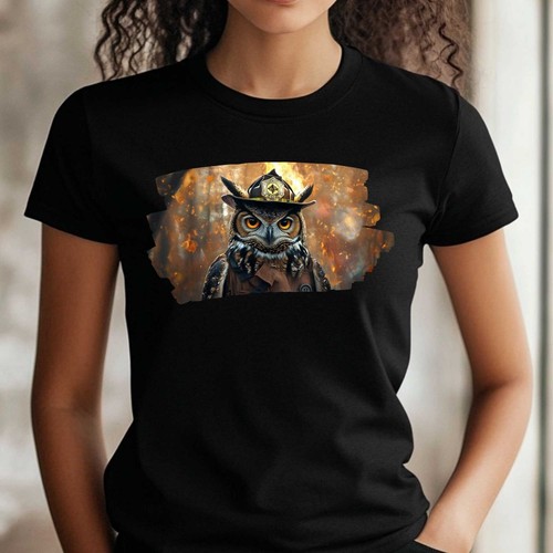 Shirt frauen eule als - frauen,