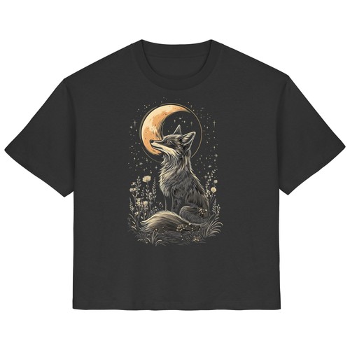 Damen shirt fuchs mond - damen,