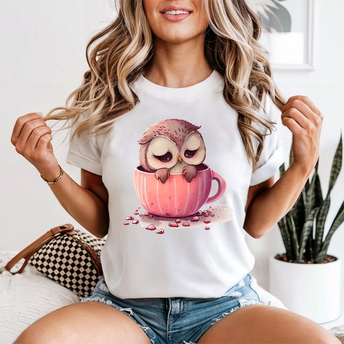 Süße eule damen shirt - eule, t-shirt