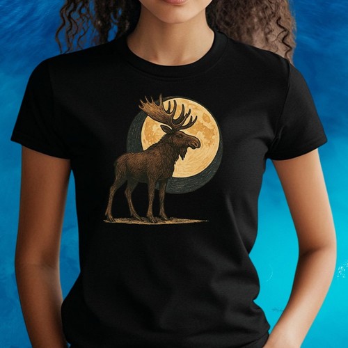 Frauen shirt elch mit - frauen, t-shirt