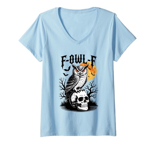 Damen shirt eule halloween - damen,