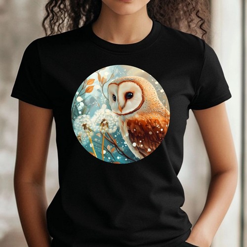 Frauen shirt eule - t-shirt, mit