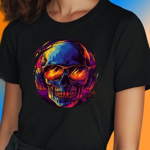 Frauen shirt totenkopf mit - frauen, t-shirt