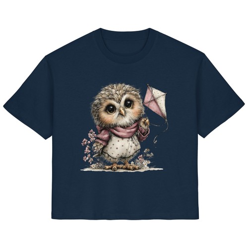 Damen shirt eule - t-shirt,