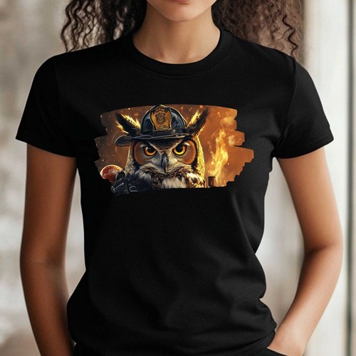 Shirt frauen eule als - t-shirt,