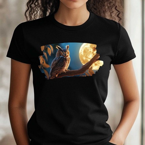 Shirt frauen eule - frauen, an