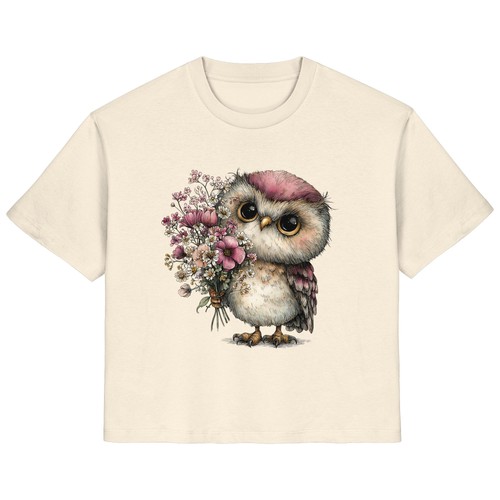 Damen shirt eule - damen, t-shirt