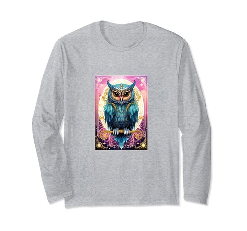 Langarmshirt eule halloween - langarmshirt,
