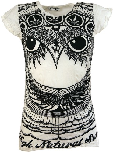 Sure shirt eule weiß - t-shirt,
