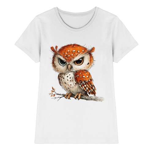Damen shirt eule kunst - eule,,