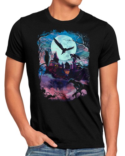 Magische schule herren shirt - schule, t-shirt