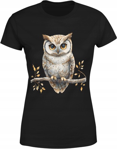 Damen shirt mit - damen-t-shirt, eulenmotiv
