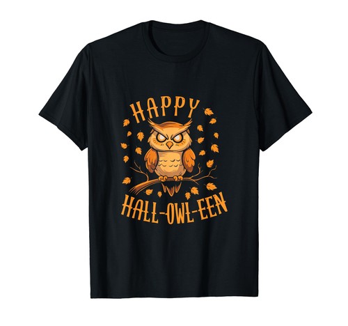 Halloween shirt eule - t-shirt,