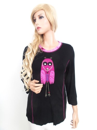 Extravagant shirt schwarz rosa - schwarz,