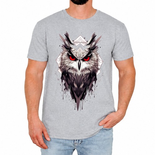 Gothic eule herren shirt - herren, t-shirt