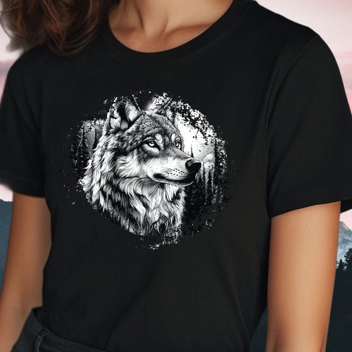 Frauen shirt wolf - frauen, t-shirt