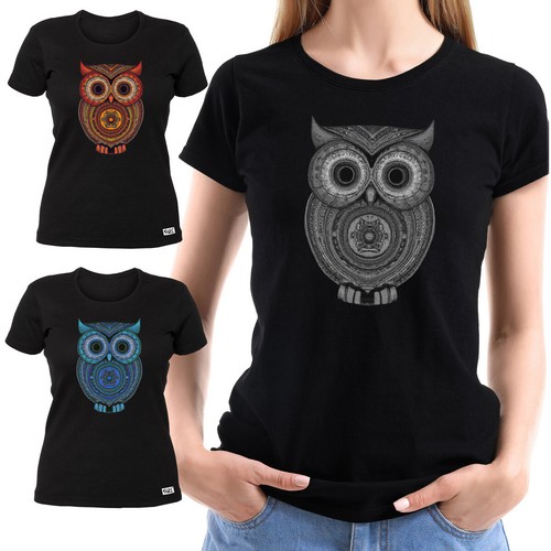Eaks damen girlie shirt - damen, t-shirt