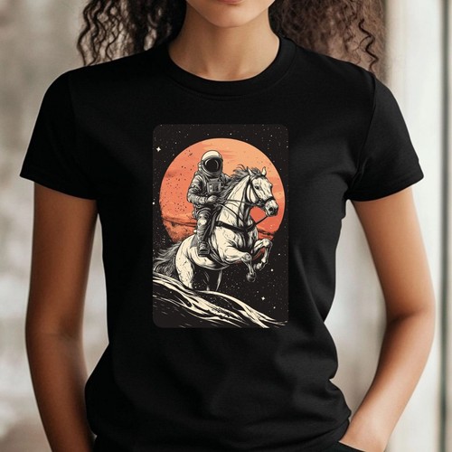 Frauen shirt astronaut - frauen, t-shirt