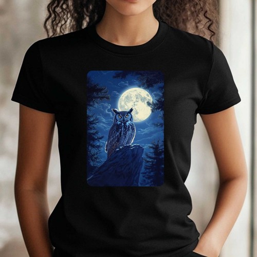 Shirt frauen eule an - frauen,